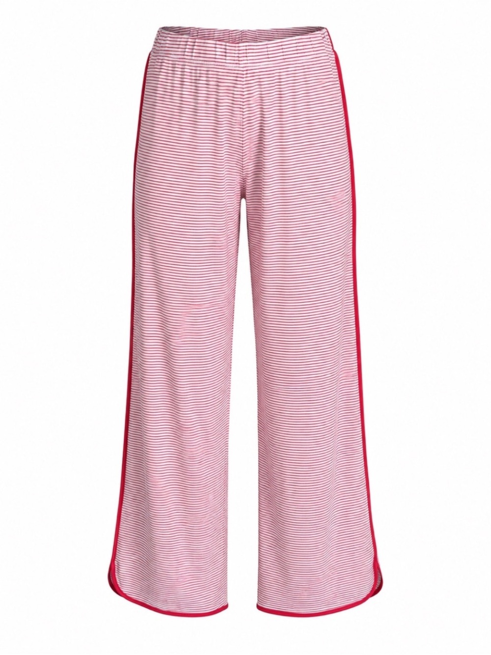 Lake red and white striped 100% Pima cotton pajama pants. Size small.